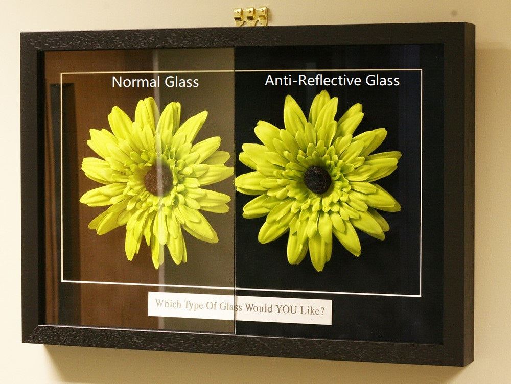 anti-reflective glass