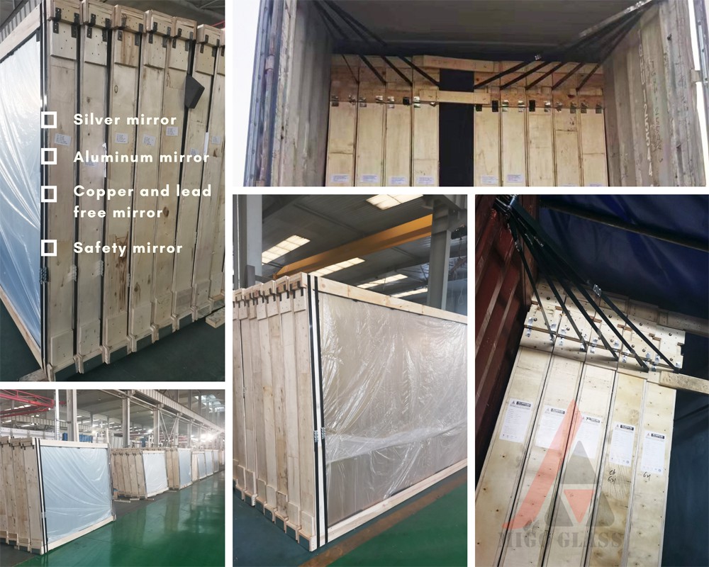 Mirror sheet glass packing Mirror sheet glass packing