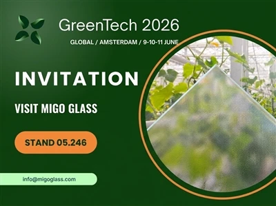 MIGO GLASS izstādē GreenTech Amsterdam 2026 ar progresīvi...