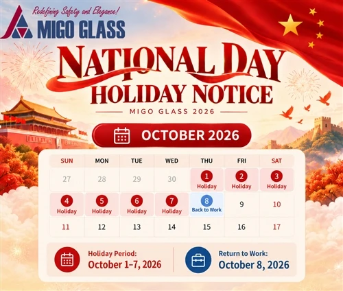 MIGO Glass 2026 Ķīnas valsts svētku paziņojums