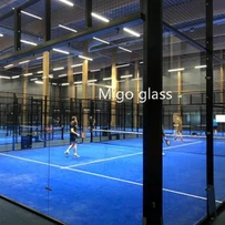 Padel Court stikla izmaksas