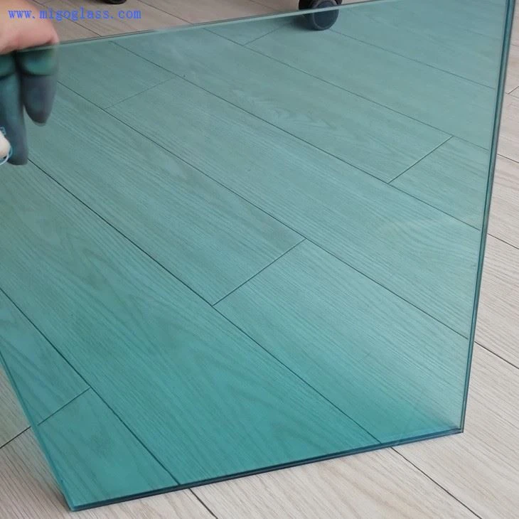 light blue laminated glass